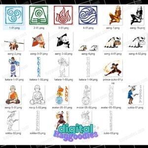 airbenderset.jpg The Last Airbender Bundle Digital Download